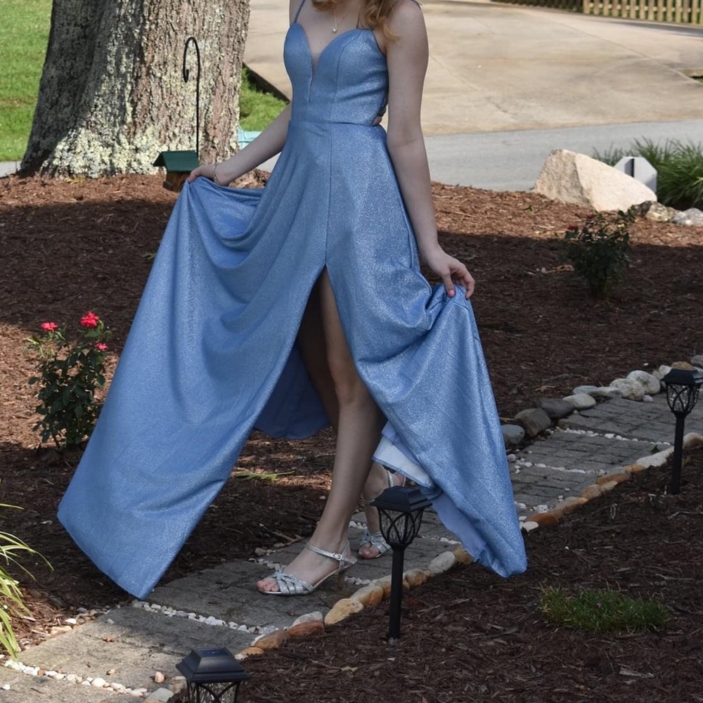 Light Blue Prom Dress